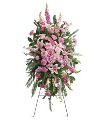 Glorious Farewell Spray from Schultz Florists, flower delivery in Chicago